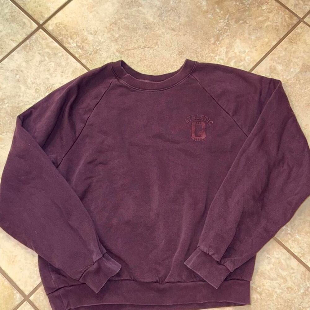 Gap Women's Burgundy and Purple Sweatshirt